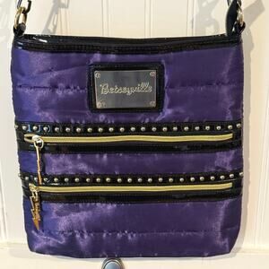 Electric Purple Metallic Betsyville Crossbody Purse